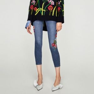 ZARA Skinny Jeans:Blue, US 8, 10/EUR 40, 42